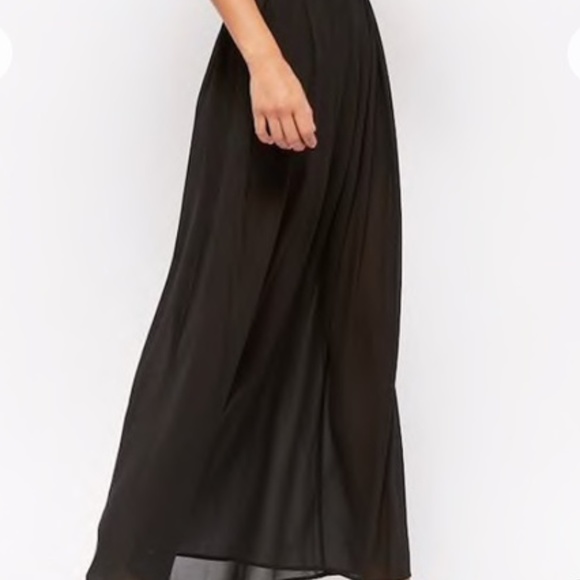 Cotton On Black Semi Sheer Maxi Skirt